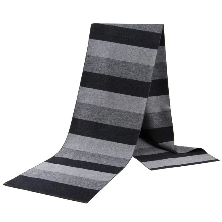 Men Scarf For Man Winter Copy Cashmere Shawl Luxury Brand Scarf Soft Keep Warm Outdoor Grey Knit Neckerchief Men Shawl Wrap Gift