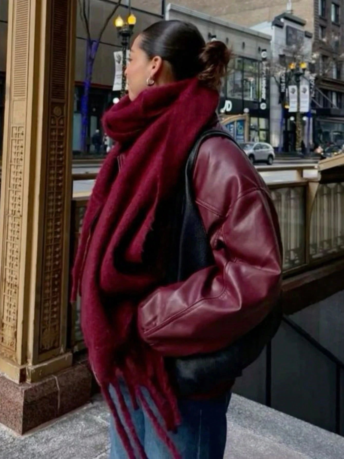 2025 Women Scarf Winter Warm Thick Shawl Wraps Fashion Solid Color Pashmina Scarves Long Tassel Hijab Stoles Bufanda Cashmere