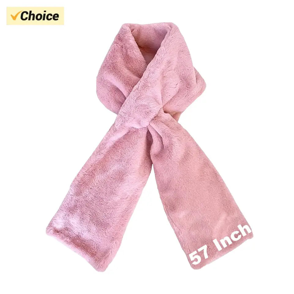Quality Soft Faux Scarf With A Hidden Zippered Pocket For Storing Your Phone And Valuables
