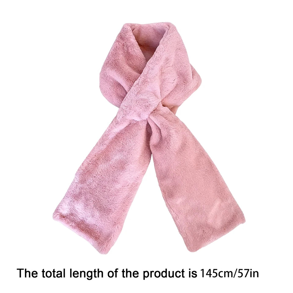 Quality Soft Faux Scarf With A Hidden Zippered Pocket For Storing Your Phone And Valuables