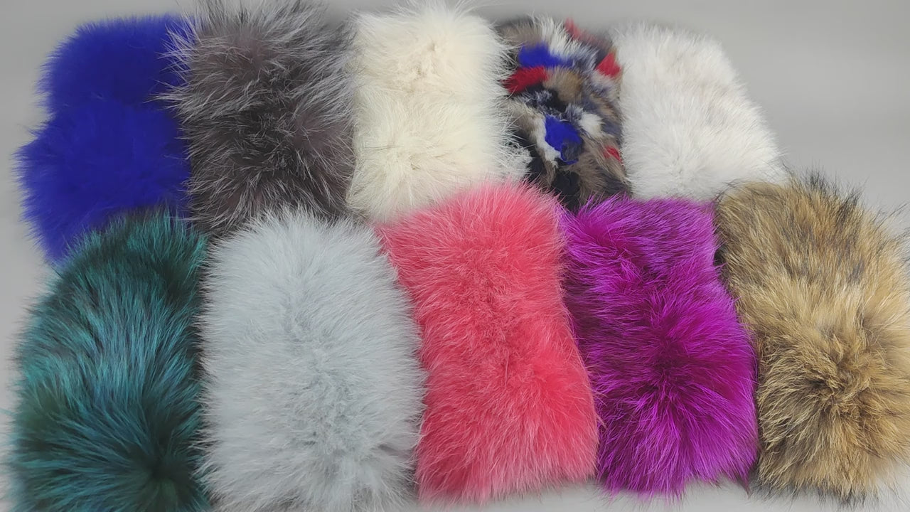 2025 Real Fox Fur Scarf Fur Headband Women Winter Ring Fox Fur Scarves Luxury Neck Warmer Good Elastic 100% Natural Fur Mufflers